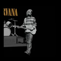 kurt cobain - Nirvana 3Dprinting