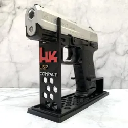 KWA KSC H&K HK USP COMPACT AIRSOFT GUN RACK DISPLAY STAND HOLDER