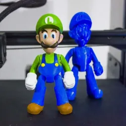Luigi Print in Place articulated  / no supports