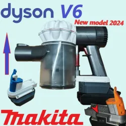 MAKITA on DYSON V6 Battery Adapter