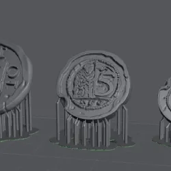 Marco Polo board game coins
