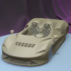 MCLAREN ELVA 2021 (1/24) printable car body