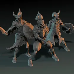 medieval skeleton for miniatures 1 pc.