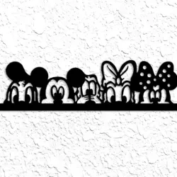 Mickey Mouse and Friends wall art disney wall decor 2d art