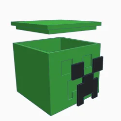 Minecraft Creeper Head Creeper Box Keeper