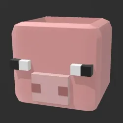 Minecraft Pig Pencil Holder