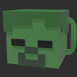 MINECRAFT ZOMBIE HEAD PENCIL HOLDER