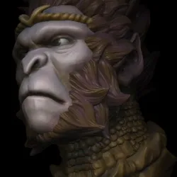 Monkey King Bust