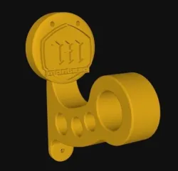 MOTORCYCLE HELMET HOLDER.WALL BRACKET FOR MOTORCYCLE HELMET CLASSIC MONTESA MOTORCYCLE LOGO EASY PRINT PRINTING WITHOUT BRACKETS READY TO PRINT