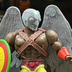 MOTU Origins Custom Action Figure Head Hawk Trooper