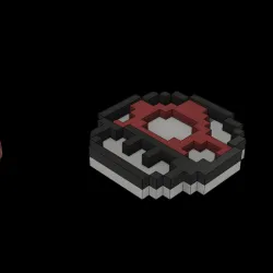 Mushroom Mario pixel