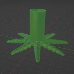 Octopus vase pencil pen holder