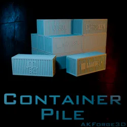 Piles of Container - Container Port