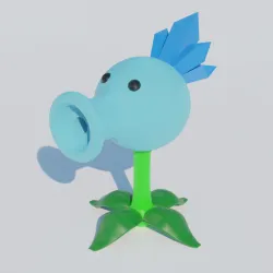 PLANTS VS ZOMBIES (FUNCTIONAL) Ice Pea Thrower