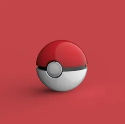 Pokemon ball 3d model