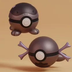 Pokemon Paldean Wooper Clodsire Pokeball