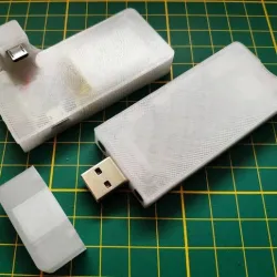Raspberry Pi Zero USB dongle case (with battery)