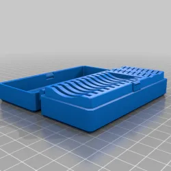 SD & Micro SD - Card Box (for 11 x SD & 16 x microSD) print in place
