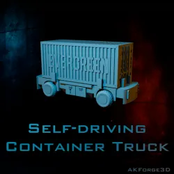 Self-driving Container Truck_- Container Port