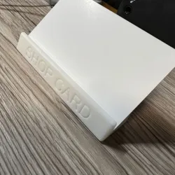 SHOP CARD STAND