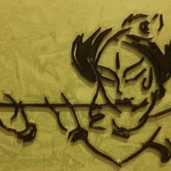 Shree krishna with flute-Wall art