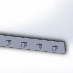 Simple key holder