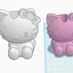 Sitting Hello Kitty Bic Buddy
