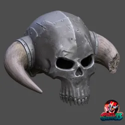 Skull Warrior Helmet wearable