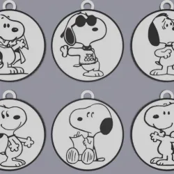 Snoopy keychain