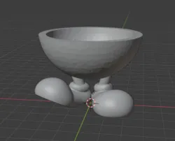 Soft boiled egg holder cup Mickey