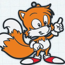 Sonic Tails keychain