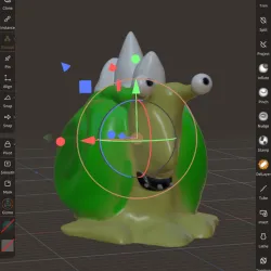 Spike Snail Ring Holder