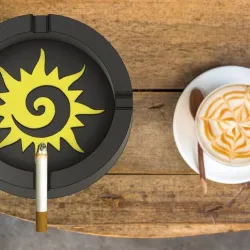 Spiral Sun Ashtray