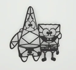 SpongeBob And Patrik WallArt