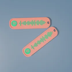 Spotify Code Keychain