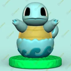 squirtle easter egg container