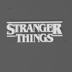 Stranger things logo