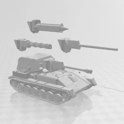 SU-76M Self Propelled Gun for Dust Warfare 1947