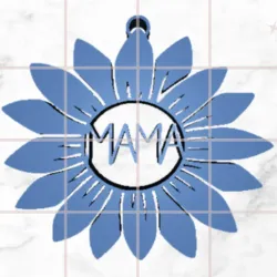 Sunflower mama car hanger