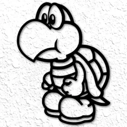 Super Mario World Turtle wall art koopa wall decor