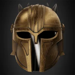 The Mandalorian Armorer Helmet for Cosplay