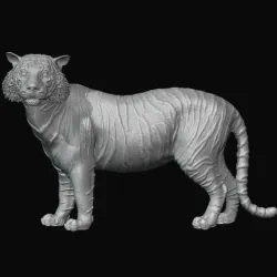 Tiger scale model 3D Print Ready