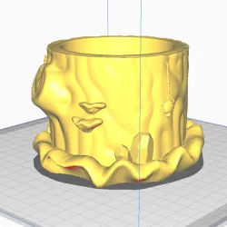 Tree Stump Pot Planter/Candy Bowl