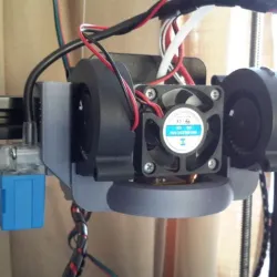 Tronxy X3 double 5015S fan with sensor