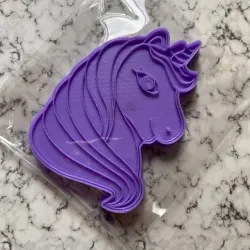 UNICORN CUTTER AND STAMP - UNICORN CUTTER