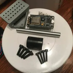 Vertical Dog Feeder (Large Food, Stepper, ESP8266 Controlled, w/laser)