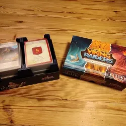 Viking Raiders insert to sleeved cards
