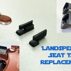 Vintage Star Wars Landspeeder Seat Tab Repair