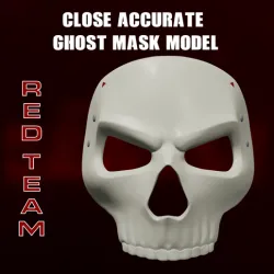Warzone 2.0 Red Team Ghost Mask