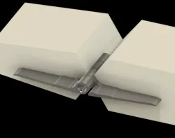 Wing hinges options for UAV models